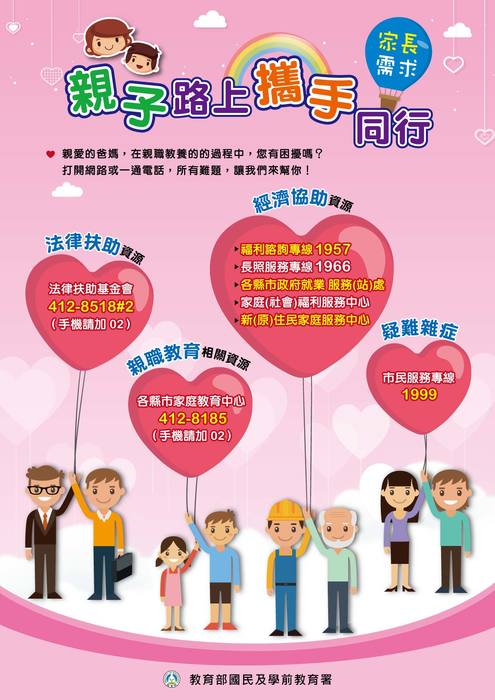親職教育到府服務宣傳